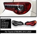Load image into Gallery viewer, 2012–2020 Subaru BRZ / GR86 Heart LED Tail Lights