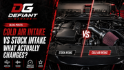 Cold Air Intake vs Stock Intake: What Actually Changes?