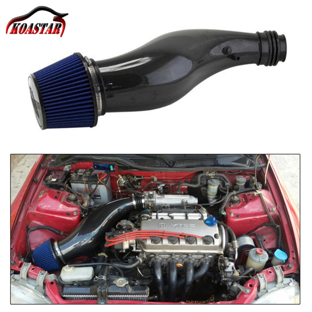 Carbon Fiber Air Intake & Filter for Honda Civic 92 - 00 EK EG AU product image 3