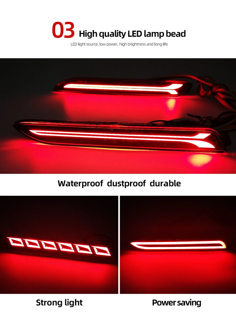 Rear Bumper LED Brake Light For Toyota and Lexus