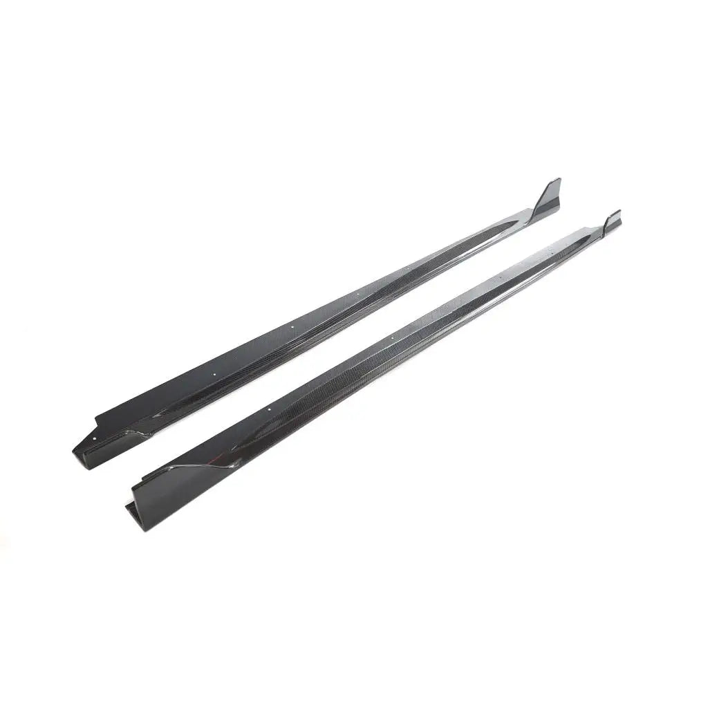 Lexus RC Carbon Side Skirt Spoiler - Black - Side Skirts - Carbon Fiber product image 1