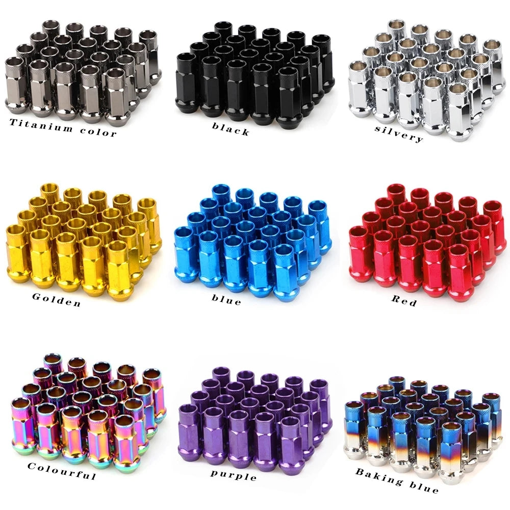 Defiant Garage SR48 Steel Extended Racing Lug Nuts – 20PC Set