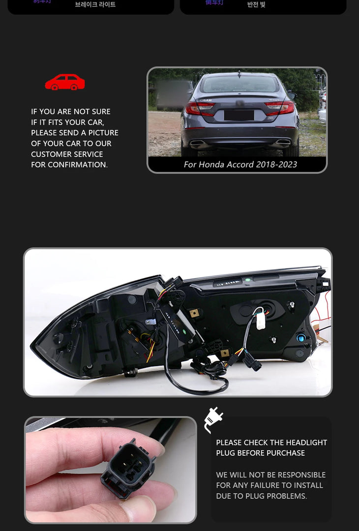 2018-2023 Honda Civic Dynamic Winged Brake Lights