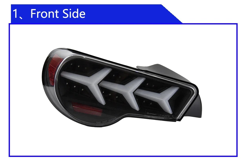 Arrow Head LED Tail Lights for Toyota 86 / GT86 / Subaru BRZ (2012–2020)