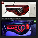 Load image into Gallery viewer, 2012–2020 Subaru BRZ / GR86 Heart LED Tail Lights