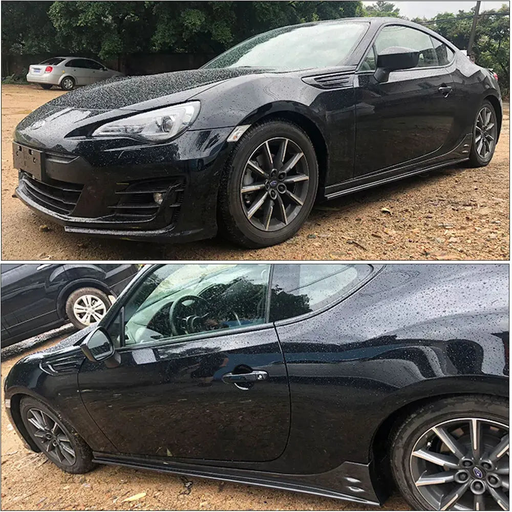 Carbon Fiber Side Skirt Extensions for Toyota 86 / Subaru BRZ (2013–2020) – Rocker Panel Lip Splitters Skirt