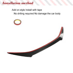 Load image into Gallery viewer, Horned Carbon Fiber Rear Trunk Spoiler for Lexus RC F 2015–2019