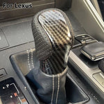 Load image into Gallery viewer, Carbon Fiber Leather Shift Knob For Lexus