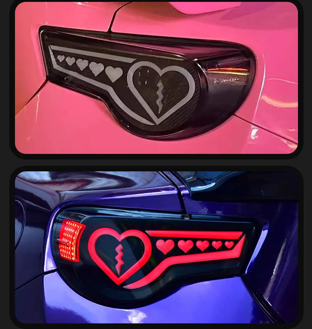 2012–2020 Subaru BRZ / GR86 Heart LED Tail Lights