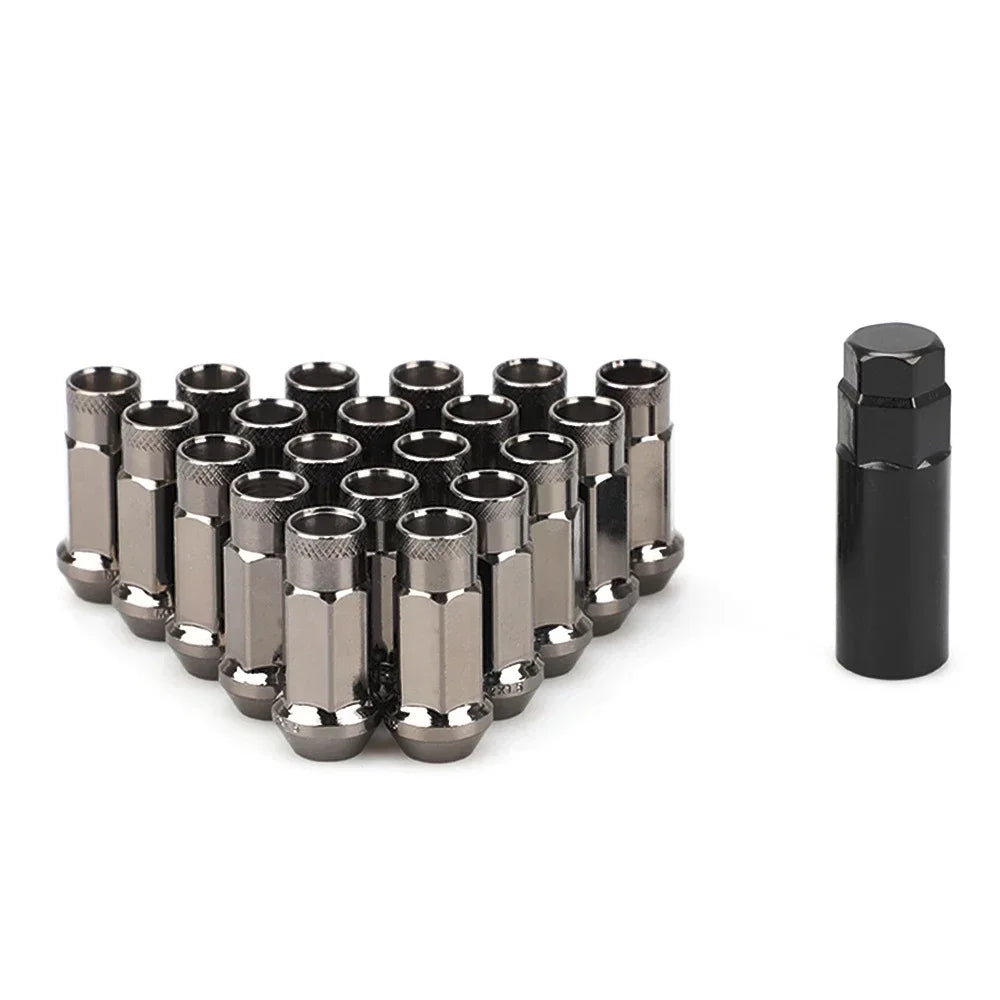 Defiant Garage SR48 Steel Extended Racing Lug Nuts – 20PC Set