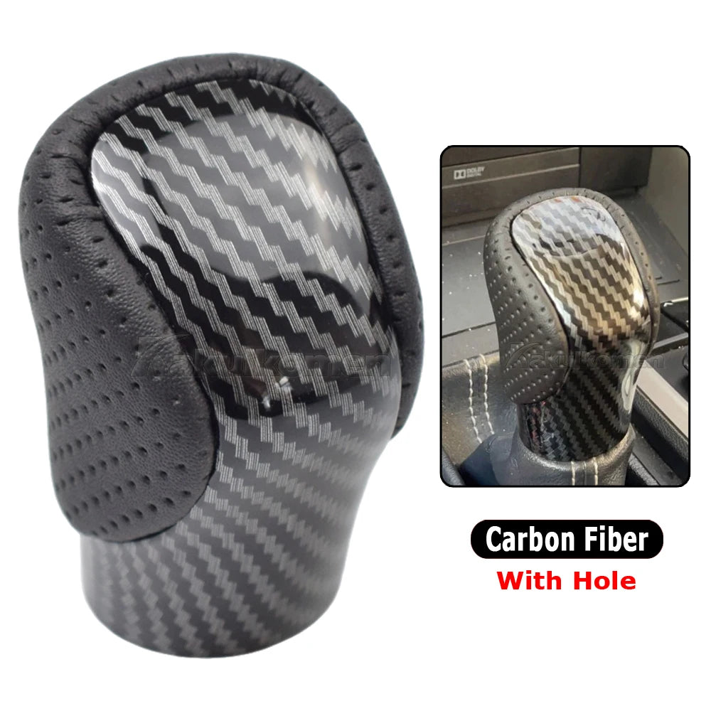 Carbon Fiber Leather Shift Knob For Lexus
