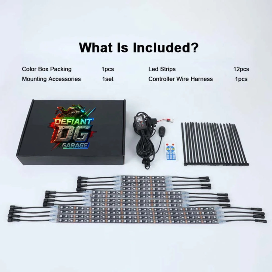 Defiant Riderz LED Motorcycle Glow Kit